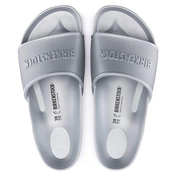 Birkenstock Other - Birkenstock Men's Barbados EVA - Silver Slides Slippers Shoes Size 12